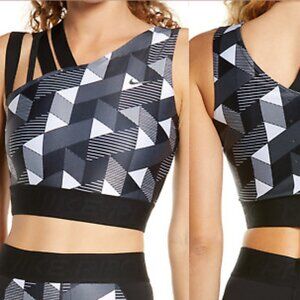 Nike Serena Design Crew Tennis Top in Black and White - Size XS